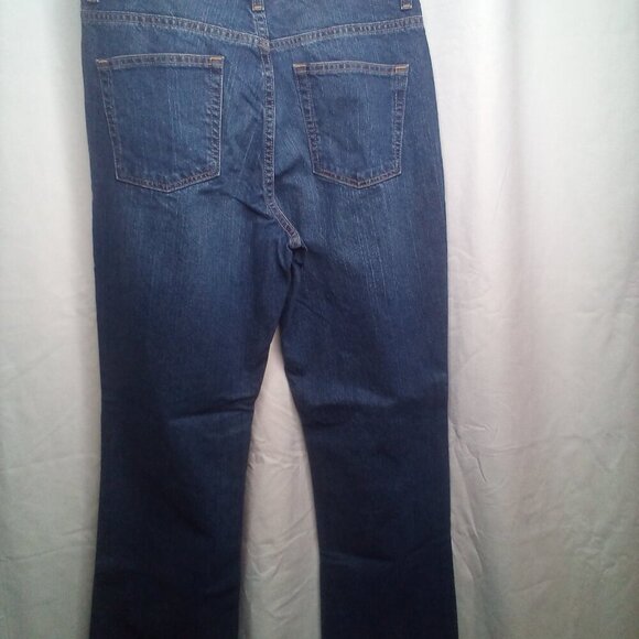 L. L. Bean Jeans 12 Reg Women Straight Leg Blue - Picture 5 of 16